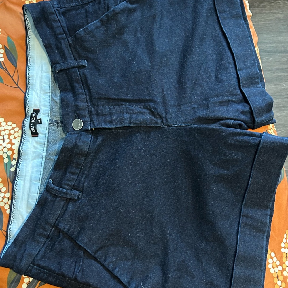 Navy Blue Casual Shorts